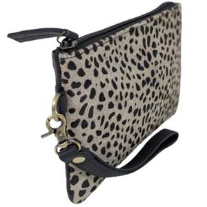 Cartera Elegante de Cuero Genuino Estampado para Mujer, Cartera Compacta con Cierre, Uso Casual, Personalización de Marca Disponible al por Mayor - Product Image 1