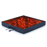 Vidrio Templado 3D para pista de baile estrellada, espejo LED de estrella, baldosa de baile para boda, evento, espectáculo, alquiler