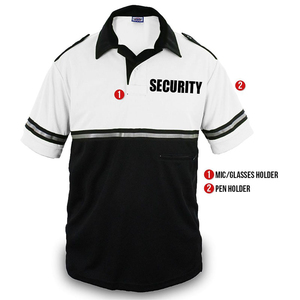 Uniforme de Verano para Guardias de Seguridad, Camisa Azul de Manga Corta para Conserjes de Hoteles y Propiedades - Product Image 4