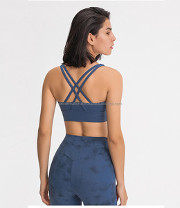 Sujetador de Yoga transpirable de secado rápido deportivo de alta calidad para mujer, venta al por mayor personalizable - Product Image 6