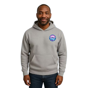 Sweat à capuche graphique gris pour homme, décontracté, à manches longues, pull-over, streetwear quotidien, vêtement confortable pour un style de vie actif - Product Image 1