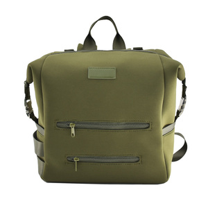 Mochila de neopreno para pañales, mochila de viaje minimalista con bolsillo para pañuelos - Product Image 3
