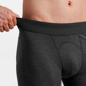 Gym Fitness Wear Elastic Waistband Above Knee Length Tight Fit Men's Shorts Breathable Base <b>Layer</b> Compression Short Pants Men - Product Image 6