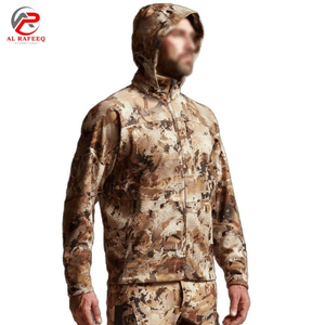 เสื้อฮู้ดดี้คุณภาพสูงแบบขายส่ง OEM กันน้ำ ผ้า softshell สตรีทแวร์ สำหรับล่าสัตว์ กิจกรรมกลางแจ้ง ผลิตจากผ้าฝ้ายผสม  แบบสั่งทำได้  สำหรับทั้งชายและหญิง - Product Image 5
