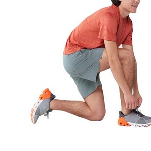 Shorts pour hommes de couleur unie, à séchage rapide, à taille élastique, avec poches, vêtements de sport décontractés - Product Image 4