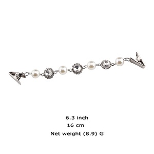 Élégante broche ajustable en perles pour pull, épinglette décorative pour veste, accessoire de mode pour femme - Product Image 2