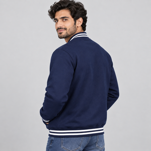 Veste varsity tendance, conçue avec une douceur supérieure et une structure durable pour un style quotidien moderne, décontracté et sportif. - Product Image 3