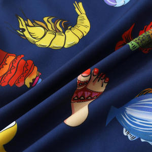 Camisa Casual de Satén de Manga Corta para Hombre, Personalizada, Transpirable y Antiarrugas, con Estampado Hawaiano, Estilo Moderno con Botones - Product Image 3