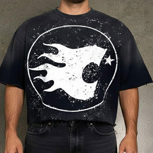 High Quality Vintage T-<b>shirt</b> Custom Digital Printing <b>100</b>% Cotton/<b>100</b>% <b>Polyester</b> Solid Short Sleeve Distressed Bottom Premium - Product Image 5