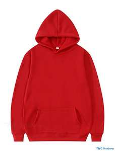 Nouveaux sweats à capuche pour hommes avec logo personnalisé, épais, unis, en molleton 100% coton, à prix avantageux. - Product Image 3