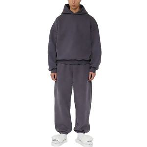 Survêtement pour hommes Survêtement ajusté à capuche avec fermeture éclair et logo personnalisé de haute qualité Jogging Survêtement - Product Image 6