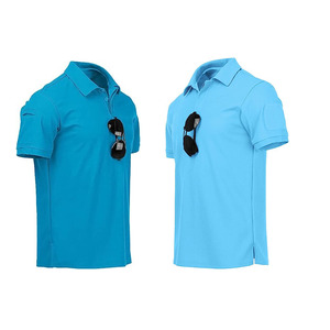 เสื้อกอล์ฟผู้ชายแบบสั่งทำพิเศษ ลายสเก็ตบอร์ด พิมพ์ลายดิจิทัล ผ้าเจอร์ซีย์แห้งเร็ว กันยับ แขนสั้น - Product Image 4