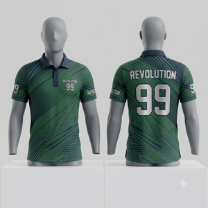 Camiseta Polo Revolucionaria para Hombre con Estampado Geométrico, Manga Corta, Impresión Digital, Transpirable, Informal, Deportiva, Uniforme de Equipo - Product Image 1