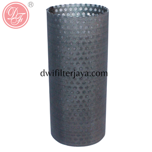 Tubo de malla filtrante perforado de acero inoxidable de orificio redondo, el más vendido, cilindro de filtro metálico - Product Image 3