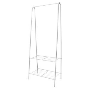 Scaffale a 2 livelli resistente per un'efficiente organizzazione di scarpe e vestiti - Appendiabiti e scaffali - Product Image 5