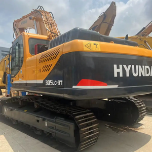 Hyundai 305LC-9T a utilisé l'excavatrice hydraulique de chenille grande pelle de voie Construction machines moteur de noyau option de la Chine - Product Image 3
