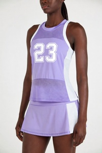 High Quality Customized Tennis Uniforms Solid Color Sportswear Dress Team Name Breathable Moisture Wicking Front Women Skirt - Product Image 4