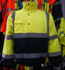 High Visibility Work Safety <b>Jacket</b> Reflective Waterproof PPE <b>Jacket</b> for Construction and Factory <b>Workers</b> - Product Image 2