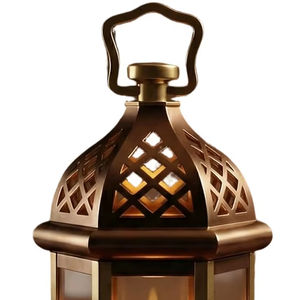 Lanterne en métal et verre faite à la main, finition laiton, vente en gros, pour décoration extérieure et intérieure, personnalisable - Product Image 1