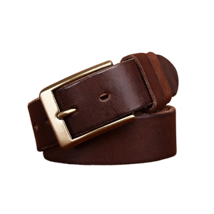 Ceinture en cuir noir personnalisée en gros, ceinture en cuir véritable, ceinture habillée pour homme, fabricant de ceintures en cuir, fournisseur de ceintures en cuir en gros - Product Image 2