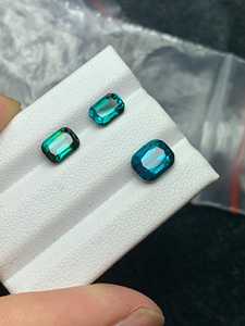 Turmalina Azul Corte Cojín, Gema Rara de Colección, Piedra Natural Facetada Suelta para Joyería, Anillo, Colgante - Product Image 3