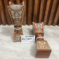 Meilleures ventes 2024 : Brûleur à Bakhoor religieux en bois gravé avec incrustation de nacre, parfum fraise, encens Madkhan, idéal pour la maison et les cadeaux