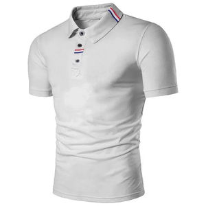 Camiseta de Manga Corta para Hombre de la Mejor Calidad, Estampada, de Color Sólido, Informal, Personalizable, con Nuevo Diseño, Tipo Polo - Product Image 5