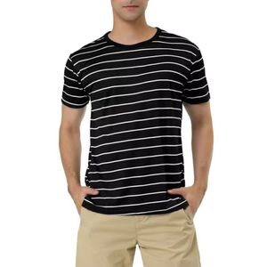 Camiseta de Algodón de Color Naranja Sólido para Hombre, Cuello Redondo, Manga Corta, Informal, Veraniega, Transpirable, Suave, Corte Regular, Básica, Vibrante - Product Image 5