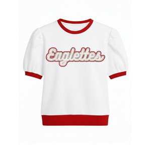 Sweat-shirt de baseball pour femme, collection été-automne, idéal pour les jours de match – Écologique, respirant, avec sequins brodés à la main sur le devant - Product Image 2
