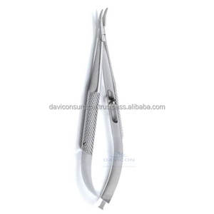 ที่ใส่เข็มขนาด6นิ้ว (15ซม.) 8มม. ปลอกหุ้มสปริงสแตนเลสด้ามจับไมโครเครื่องมือสำหรับการผ่าตัด - Product Image 5