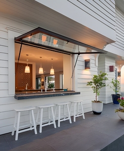 Toldo de aluminio para cocina, <span class=keywords><strong>ventana</strong></span> de paso con accesorios de gas - Product Image 3