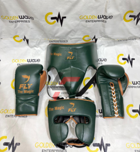 Set de Boxeo Profesional con Diseño de Fábrica, Guantes de Boxeo con Impresión Serigrafiada de la Mejor Calidad, Absorben la Humedad, Protegen Cabeza e Ingle - Product Image 2