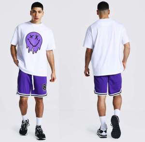 Ensembles short et t-shirt de basketball Y2K pour hommes, couleur et impression personnalisées, vêtements d'été pour hommes, ensemble t-shirt et short en coton, service OEM/ODM - Product Image 4