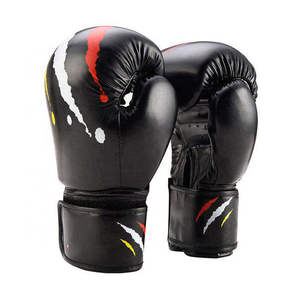 Guantes de Boxeo Unisex de Cuero Genuino, Color Personalizado, Diseño Personalizado, Duraderos, Transpirables, para Entrenamiento al Aire Libre - Product Image 2