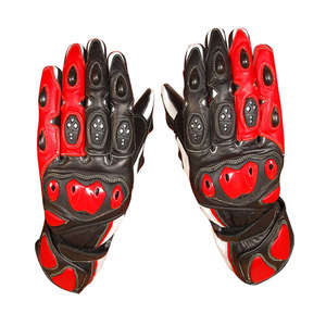 Gants de moto en cuir avec logo personnalisé, gants de course à moto à doigts entiers, antidérapants, respirants, légers, gants de moto pour l'hiver - Product Image 4