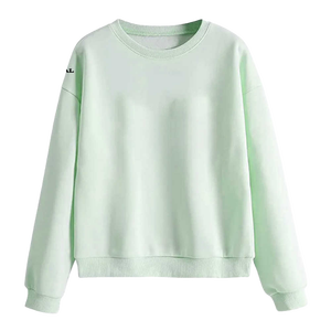 เสื้อสเวตเชิ้ตคอกลมสีครีมแบบยูนิเซ็กซ์ ทรงปกติ สวมใส่สบาย ผลิตจากผ้าฝ้ายถัก เหมาะสำหรับใส่ในฤดูใบไม้ร่วง - Product Image 3