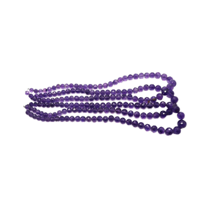 Cuentas redondas de amatista púrpura natural de 6 mm y 10 mm, cuentas de piedras preciosas pulidas para la fabricación de joyería, hilo suelto, precio al por mayor, suministro a granel. - Product Image 3