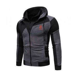 Survêtements pour hommes de haute qualité, sur mesure, couleur et design personnalisés, à prix avantageux, avec cordon de serrage, respirants, avec fermeture éclair et capuche. - Product Image 2