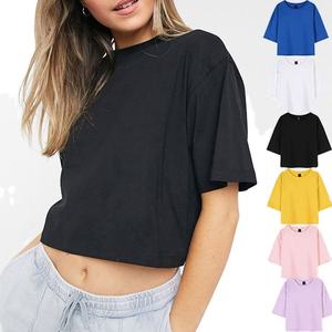 T-shirt court personnalisé pour femme, T-shirt ajusté, T-shirt en coton vierge personnalisable, T-shirts oversize personnalisés pour femme - Product Image 5