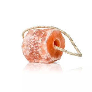 Bloques de Sal Rosa del Himalaya Natural de Primera Calidad en Forma de Cubo para Lamer, con Cuerda para Colgar, para Alimentación de Caballos y Perros, Certificado ISO - Product Image 3