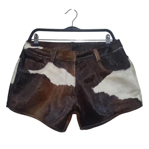 Shorts en cuir et toile pour hommes, fabriqués en usine, nouvelle collection, haute qualité, faits main, durables, écologiques, respirants, mode unique - Product Image 1