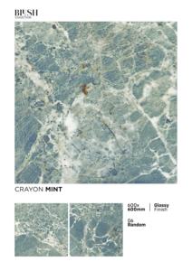 Azulejo de Porcelana Brillante de Lujo 600x600mm 60x60cm 24x24 Superficie Pulida Brillante, Revestimiento Cerámico Duradero, Azulejo Premium para Paredes Interiores - Product Image 3