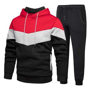 Nuevo diseño al por mayor impresión de logotipo personalizado/bordado pantalones de chándal de lana/sudadera innovadora cremallera frontal chándales para hombres - Product Image 3