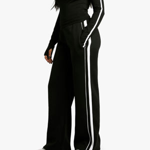 Customized Breathable Soft <b>Winter</b> Streetwear Yoga Pants Pocket Back Keys Mid Waist Flared <b>Leggings</b> <b>Women</b> - Product Image 6