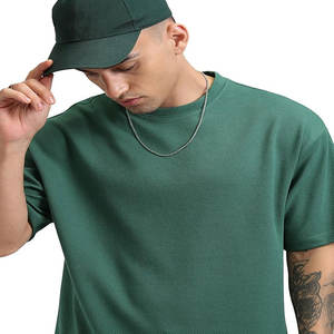 Camiseta de manga corta personalizada de 250 gramos camiseta gráfica holgada de calle de verano para hombre - Product Image 2