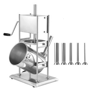 Insaccatrice per Salsicce in Acciaio Inox da 22 LBS/10 L a Doppia Velocità con Macchina Verticale per Riempimento Carne per Uso Domestico - Product Image 1