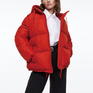 Best Selling Custom Made Winter Warm Wear Long Hooded Windproof Coat with Breathable Feature Plain Dyed Design Wholesale Rate - Product Image 3