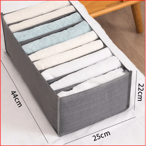 Clothes Storage Bag <b>Wardrobe</b> Drawer Type Divided Storage <b>Box</b> Household Mesh Pants Socks Clothing Organizer - Product Image 2