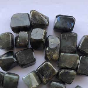 Piedras Preciosas Sueltas de Labradorita Gris Natural Pulida Sin Perforar para Joyería, Certificadas por Terceros, Joyería GRV - Product Image 1