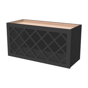 Meuble à vin vintage en bois de Sheesham - Porte-bouteilles 4 places - Vente en gros Inde - Product Image 3
